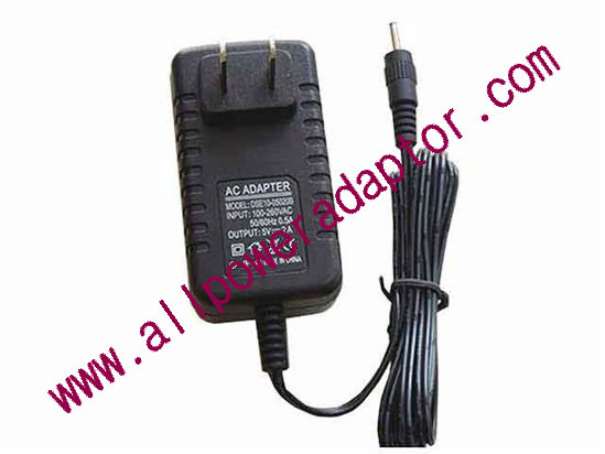 OEM Power AC Adapter - Compatible DSE10-05020B, 5V 2A 2.5/0.7mm, US 2-Pin, New - Click Image to Close