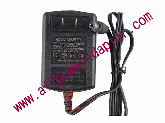 OEM Power AC Adapter - Compatible HH-90503000, 5V 3A 5.5/2.5mm, US 2-Pin, New