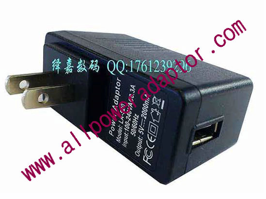 OEM Power AC Adapter - Compatible LA-520, 5V 2A, US 2-Pin, New - Click Image to Close