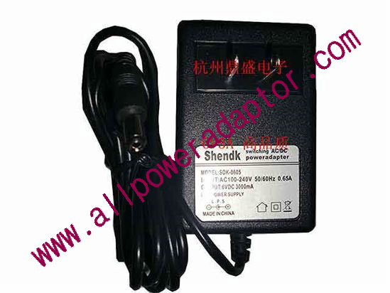 OEM Power AC Adapter - Compatible SDK-0605, 6V 3A 5.5/2.5mm, US 2-Pin, New
