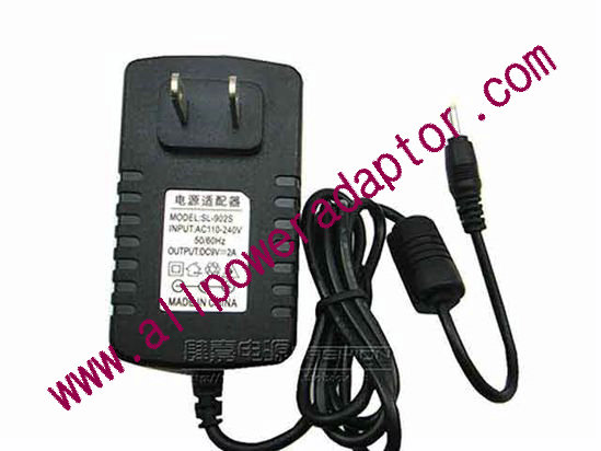 OEM Power AC Adapter - Compatible SL-902S, 9V 2A 2.5/0.7mm, US 2-Pin, New