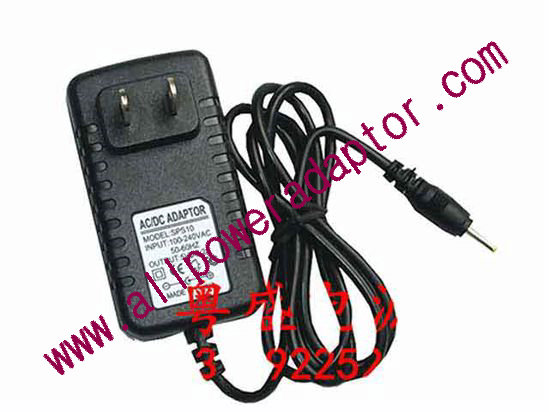 OEM Power AC Adapter - Compatible SPS10, 5V 2A 2.5/0.7mm, US 2-Pin, New - Click Image to Close