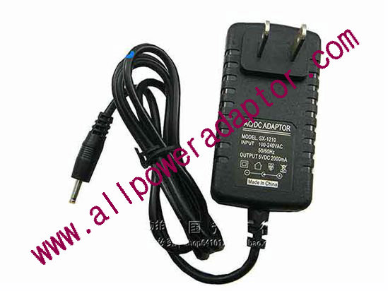 OEM Power AC Adapter - Compatible SX-1210, 5V 2A 2.5/0.7mm, US 2-Pin, New