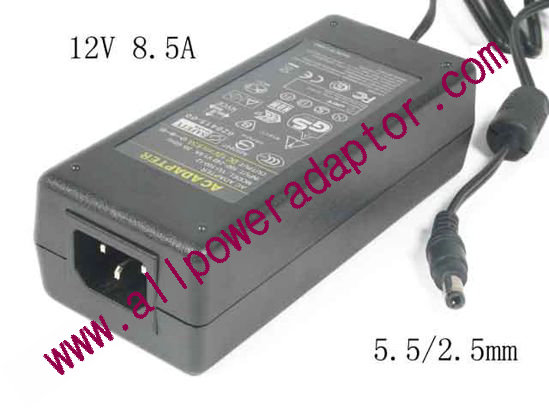 AOK OEM Power AC Adapter - Compatible 12V 8.5A, 5.5/2.5mm, C14, New