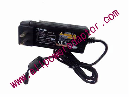 Toshiba AC Adapter 5V-12V 12V 3A, 5.5/3.0mm W/Pin, US 2P