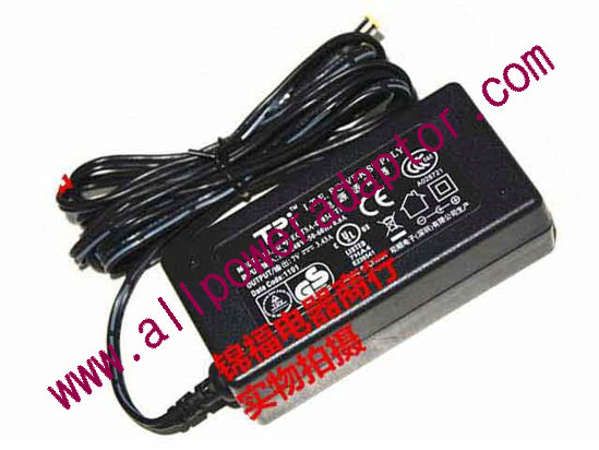 TPI EGTSA-070343YI AC Adapter 5V-12V 7V 3.43A, 5.5/3.0mm W/Pin, 2-Prong