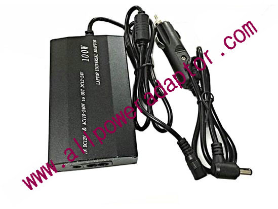 OEM Power AC Adapter - Adjustable Adjustable 12V-24V 100W, 8 tip C14, Car 2-Prong