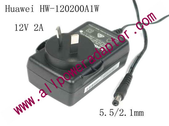Huawei HW-120200A1W AC Adapter - Compatible 12V 2A, Barrel 5.5/2.1mm, AU 2-Pin Plug