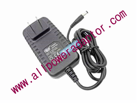 WEEQU WEEQU-1230 AC Adapter 5V-12V 12V 3A, 5.5/2.5mm, US 2P Plug, New
