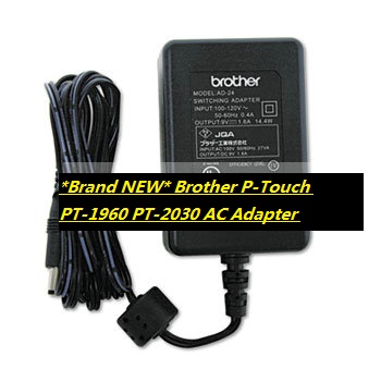 *Brand NEW* Brother P-Touch PT-1960 PT-2030 AC Adapter Charger