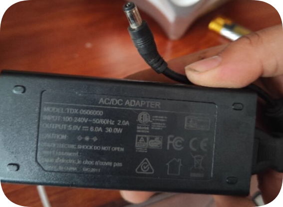 *Brand NEW*Suitable for TDX-0506000 power adapter 5V6A30W round port 5.5*2.5 transformer charger