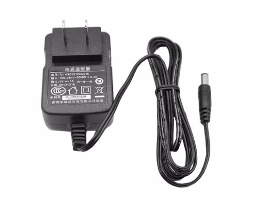 *Brand NEW*5V-12V AC ADAPTHE HUIAIJIA RJ-AS050100C010 POWER Supply