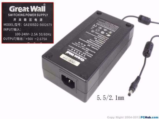 *Brand NEW* 20V & Above AC Adapter Great Wall GA150SD2-5602679 POWER Supply - Click Image to Close