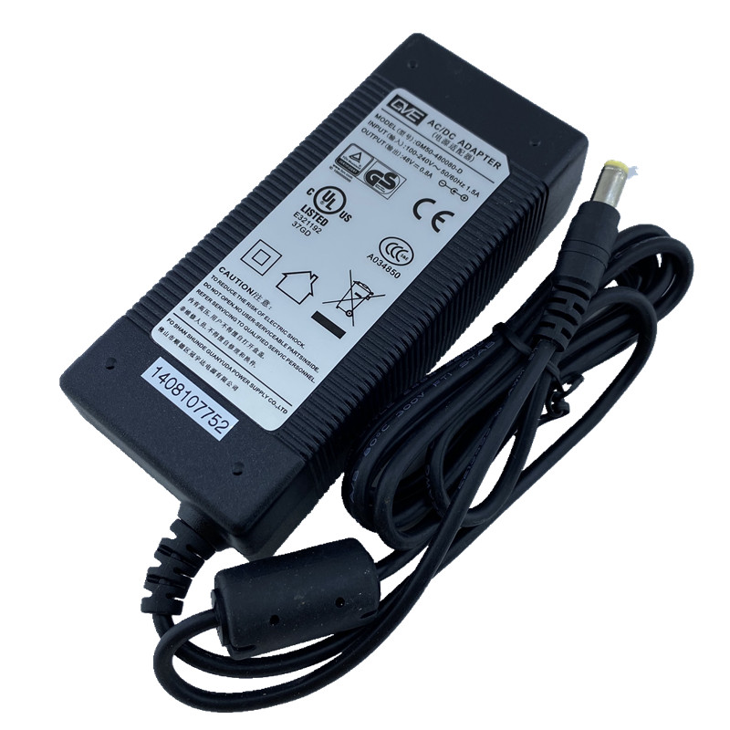 *Brand NEW* GVE GM50-480080-D 48V 0.8A 5.5*2.5 AC AD ADAPTER POWER SUPPL