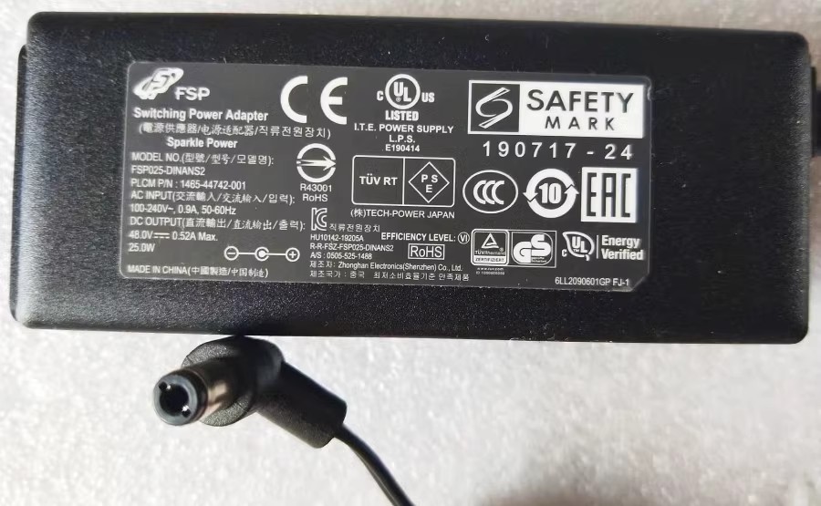 *Brand NEW*48V 0.52A 0.4A 0.38A 0.35A 0.3A 0.25A AC ADAPTER FSP FSP025-DINANS2 Power Supply