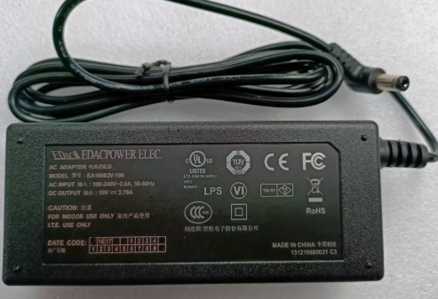 *Brand NEW*Original EDAC EA10682V-190 19V 3.78A AC/DC ADAPTER Power Supply
