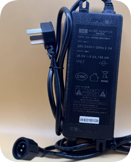 *Brand NEW*Original GVE GM200-3600550-F MRO806-3000 36V 5.5A AC ADAPTER Power Supply