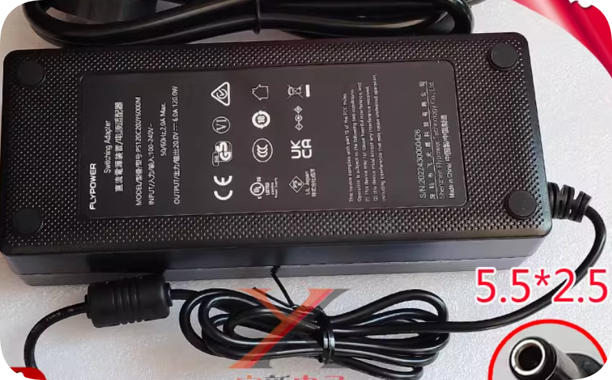 *Brand NEW*Feitianying 20V6A power adapter PS120C200Y6000M charging cable DC head 20V120W transformer