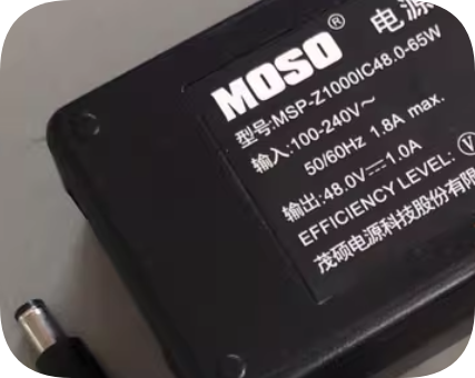 *Brand NEW*MOSO 48W Fluorescent PoE Surveillance Hikvision Recorder Charging Cable Transformer MSP-Z1000IC48.0