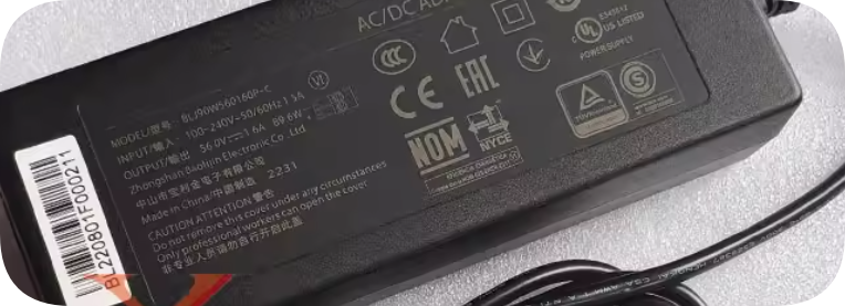 *Brand NEW*BLJ90W560160P-C Charging Cable Two-Prong Transformer 89.6W PolyGold 56V 1.6A Power Adapter