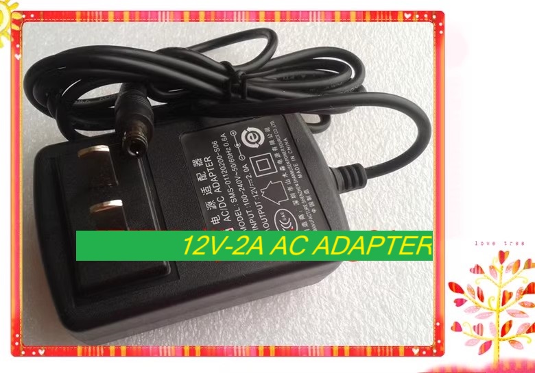 *Brand NEW*12V-2A AC ADAPTER SMS-01120200-S06 FH450 FH451 3G611R 3G622R Power Supply