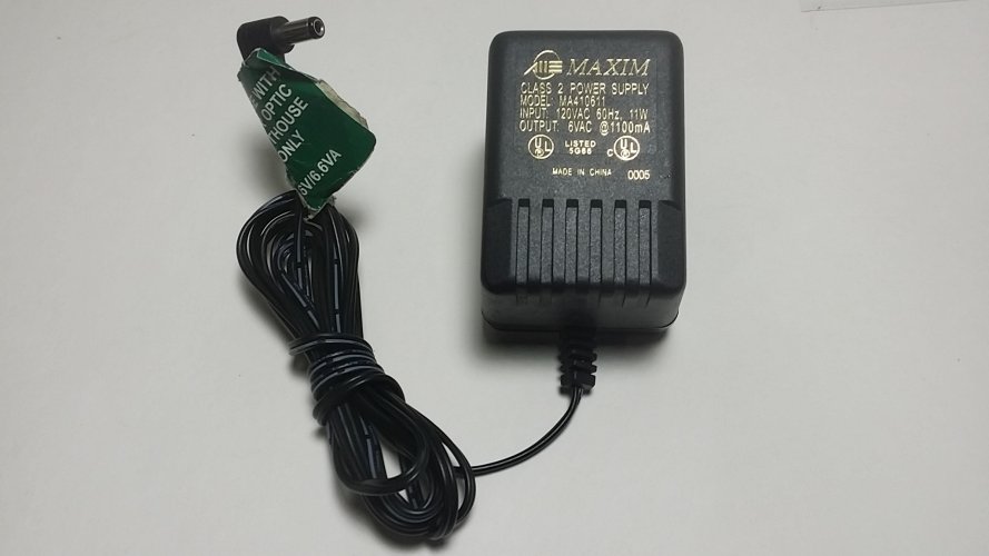 *Brand NEW*Maxim MA410611 6VAC 1100mA AC Adapter Power