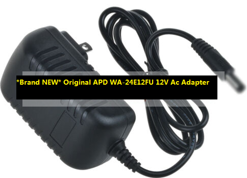 *Brand NEW* Original APD WA-24E12FU 12V Ac Adapter