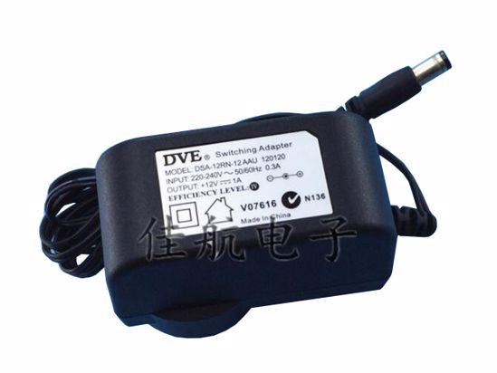 *Brand NEW*DVE DSA-12RN-12A 5V-12V AC ADAPTHE POWER Supply