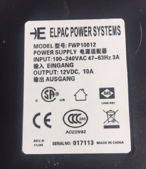 *Brand NEW*ELPAC FWP10012 5V-12V AC ADAPTHE POWER Supply