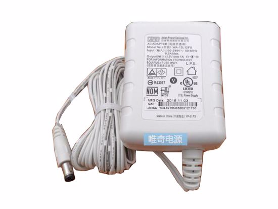 *Brand NEW*APD / Asian Power Devices WA-12L12FU 5V-12V AC ADAPTHE POWER Supply