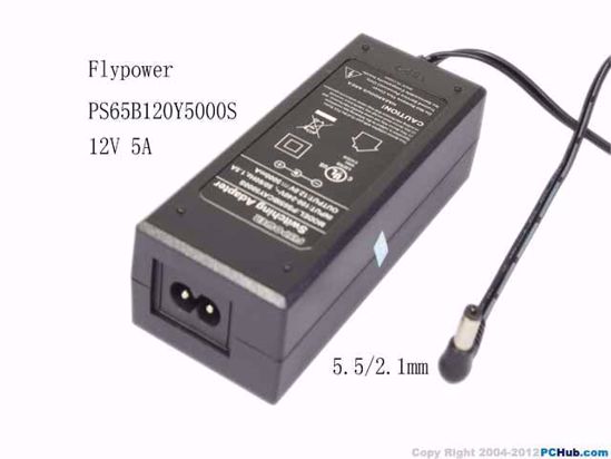 *Brand NEW* 5V-12V AC Adapter Flypower PS65B120Y5000S POWER Supply - Click Image to Close