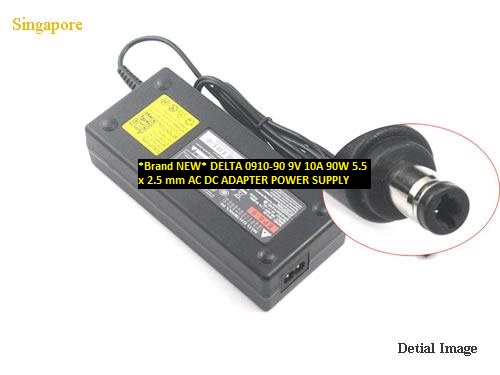 *Brand NEW* DELTA 0910-90 9V 10A 90W 5.5 x 2.5 mm AC DC ADAPTER POWER SUPPLY