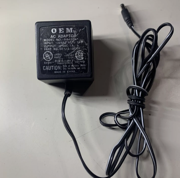 *Brand NEW*Genuine OEM AA-121A 12VAC 1A Class 2 Adapter 30-112-12204 Power Supply
