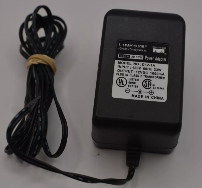 *Brand NEW*Genuine Linksys 12VD 1A AC Adapter Class 2 Transformer LR 68048 D12-1A Power Supply