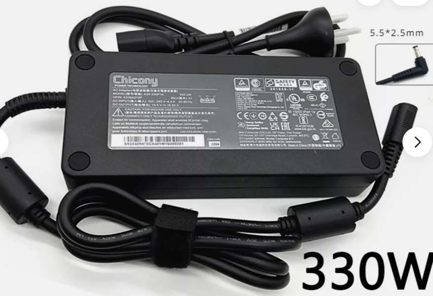 *Brand NEW*Chicony 19.5V 16.92A 330W AC Adapter A20-330P1A 5.5*2.5mm Tip Power Supply