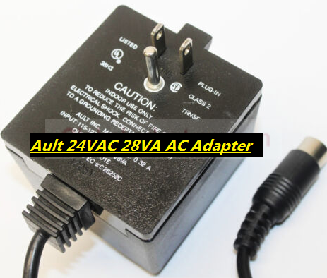 *Brand NEW*Ault 336-1209-TO1E Plug-In Class 2 Transformer 24VAC 28VA AC Adapter