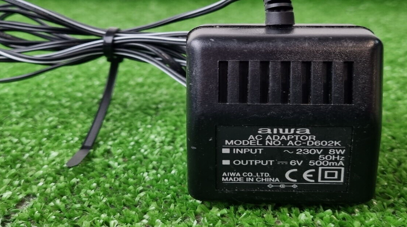 *Brand NEW*Aiwa AC-D602K UK 6V DC 300mA Power Adapter for CD Players ICF-SW55 POWER SUPPLY