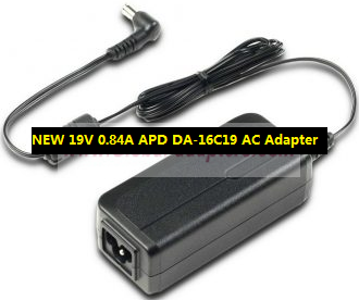 *Brand NEW* APD DA-16C19 19V 0.84A AC Adapter - Click Image to Close