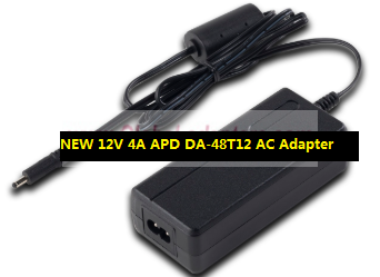 NEW AC Adapter 12V 4A APD DA-48T12 - Click Image to Close