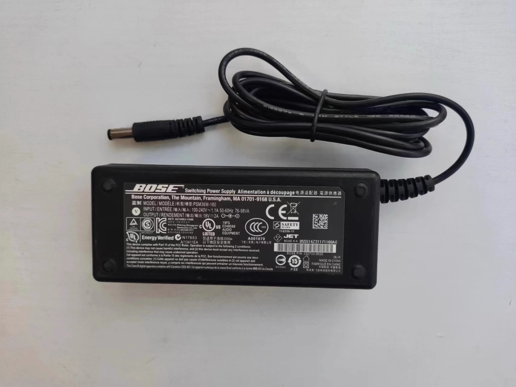 *Brand NEW*BOSE 100-240V 50-60Hz 18V 2A AC/DC AC ADAPTER PSM36W-180 POWER Supply