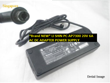 *Brand NEW* LI SHIN PC-AP7300 20V 6A AC DC ADAPTER POWER SUPPLY