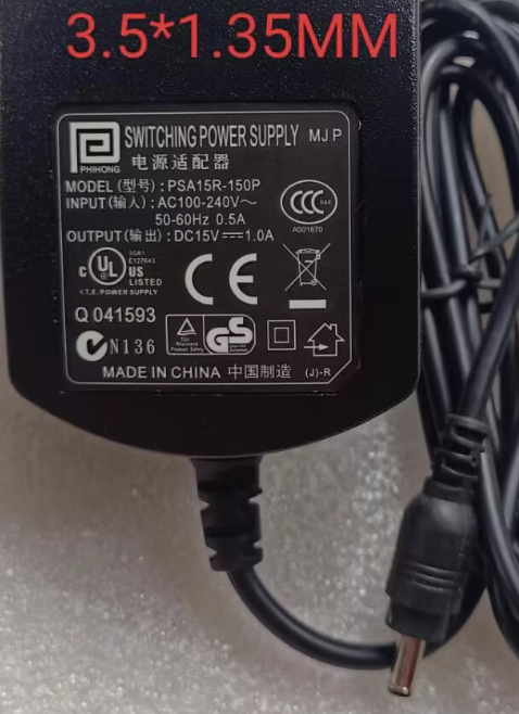 *Brand NEW*Original PHIHONG 15V 1A AC ADAPTER PSA15R-150P Power Supply