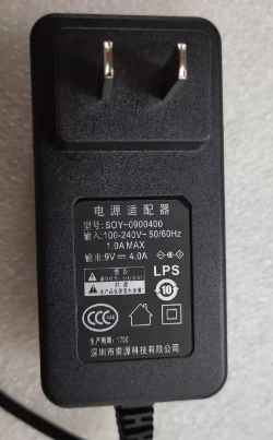 *Brand NEW*Original 9V 4A AC ADAPTER SOY-0900400 Power Supply