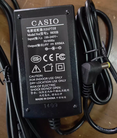 *Brand NEW*Original Casio 9V 850mA AC ADAPTER AD-5CL(9V850MA)/PA-1B (9V1000MA)/PA-1C FOR ctk-500 510 550 588 5