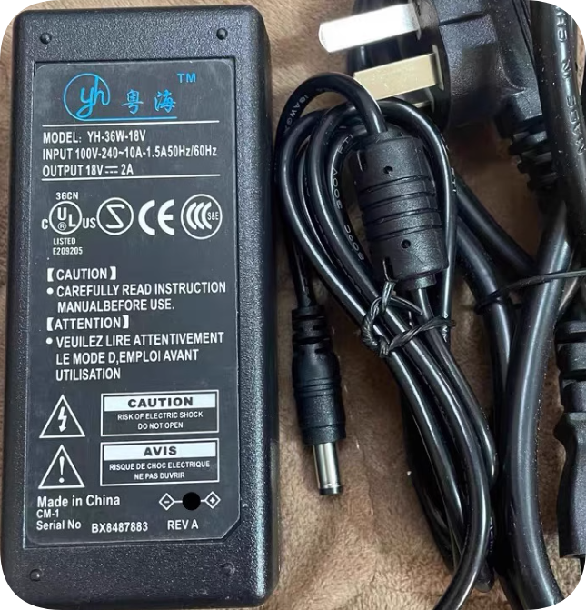 *Brand NEW*Original YH-36W-18V 18V 2A AC ADAPTER Power Supply