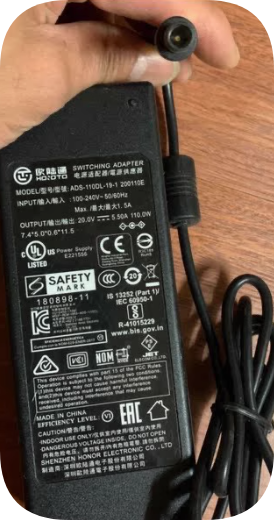 *Brand NEW*Original HOIOTO /lacie LRDMU05 ADS-110DL-19-1 200110E DC20V 5.5A AC ADAPTER Power Supply