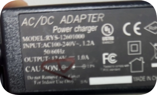 *Brand NEW*RYS-12601000 12.6V 1.0A 1A AC/DC ADAPTER Power Supply