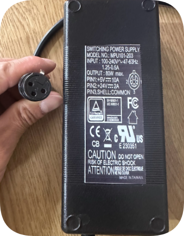 *Brand NEW*SINPRO power adapter MPU101-203 charger cable + 5V10A + 24V2A airtight machine movement power suppl