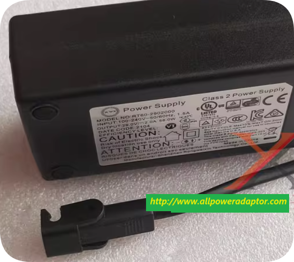 *Brand NEW* RT60-2902000 Electric Sofa Plug Charging Cable 58.0W Transformer 29.0V 2.0A Power Adapter