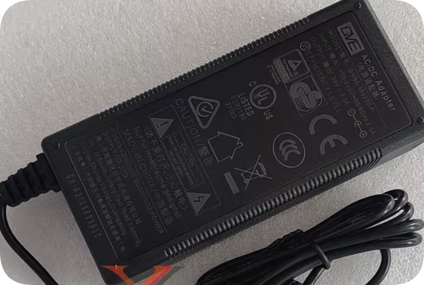 *Brand NEW*GVE 5.5*2.5 plug DC round connector charging cable 220V to 38V transformer GM95-380200-F 38V 2A pow